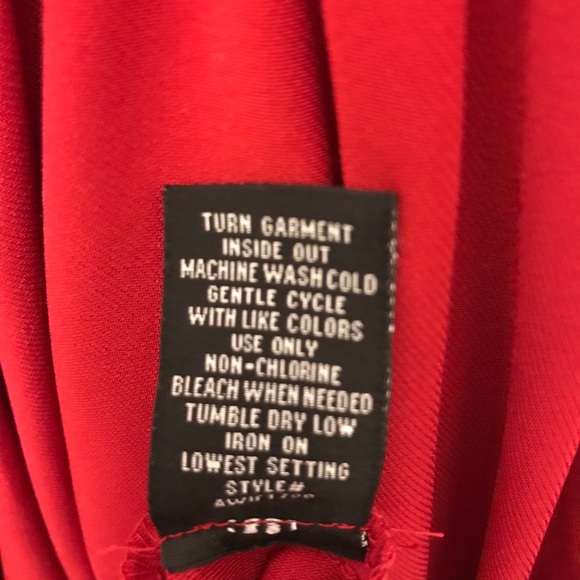 Dress Barn Collection Red  Party Cocktail Dress - Picture 6 of 9